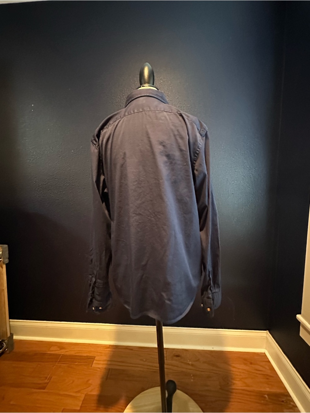 Ralph Lauren Lauren Navy Cotton Shirt - Picture 5 of 12